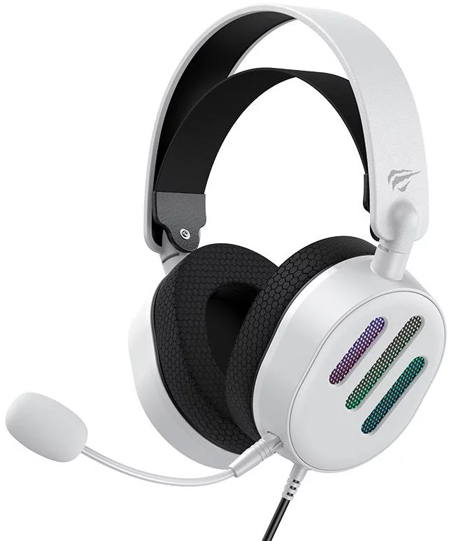 Slúchadlá Havit Gaming Headphones H2038U RGB (white)