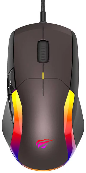 Levně Hrací myš Havit Gaming Mouse MS959S RGB (brown)