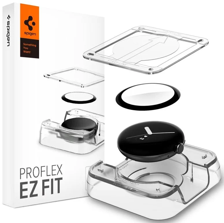 Ochranné sklo Spigen Glass ProFlex EZ Fit 2 Pack - Google Pixel Watch (AFL05926)