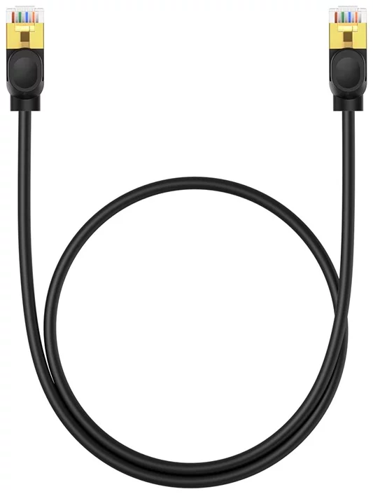 Kábel Baseus Cat 7 Gigabit Ethernet RJ45 Cable 0,5m black