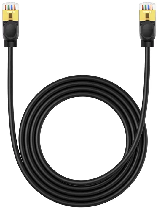 Kábel Baseus Cat 7 10Gb Ethernet RJ45 Cable 1,5m black