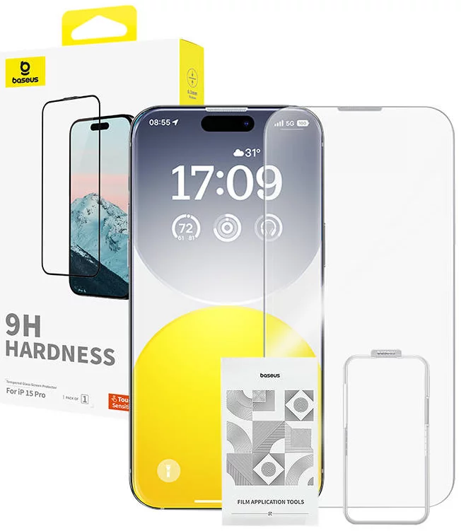 Ochranné sklo Baseus Diamond Tempered Glass 0.3mm for iPhone 15Pro