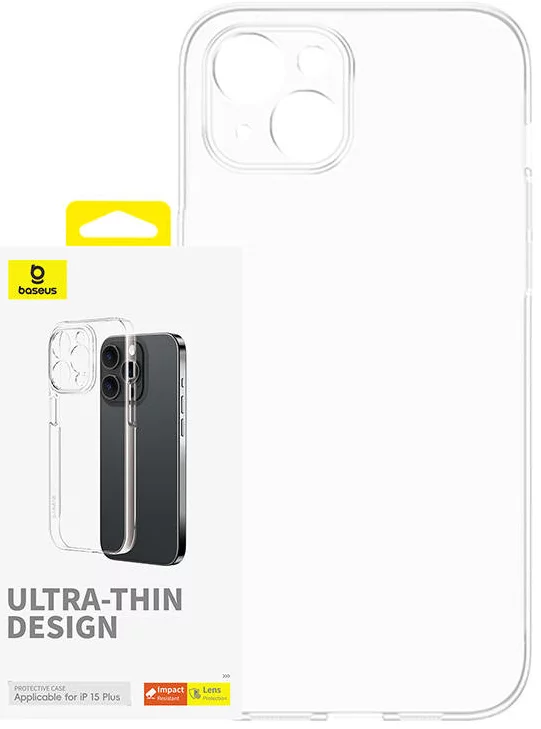 E-shop Kryt Baseus Phone Case for iPhone 15 Plus OS-Lucent Series (Clear)