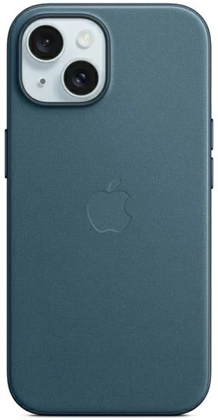 Levně Kryt Apple MT3G3ZM/A iPhone 15 6.1" MagSafe pacific blue FineWoven Case (MT4D3ZM/A)