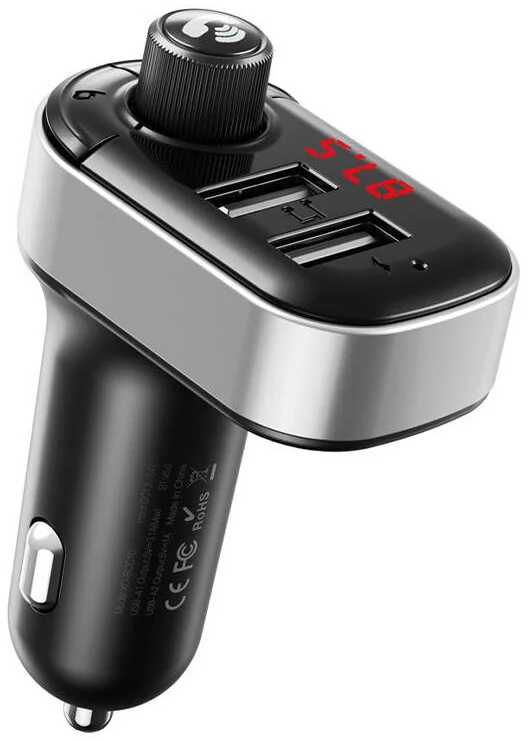 Levně Nabíječka do auta XO Car charger Smart Bluetooth TZ08 (black)