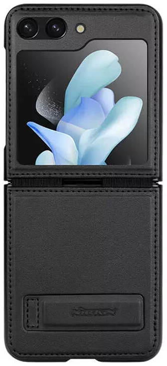 Levně Kryt Nillkin Qin Leather Case for Samsung Galaxy Z Flip 5 (Black)