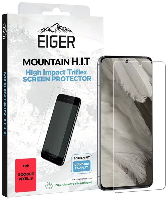 Levně Ochranné sklo Eiger Mountain H.I.T SP 1 Pack for Google Pixel 8