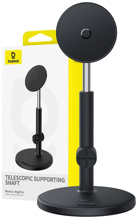 Levně Držák Baseus Magnetic Desktop Phone Stand MagPro (black)