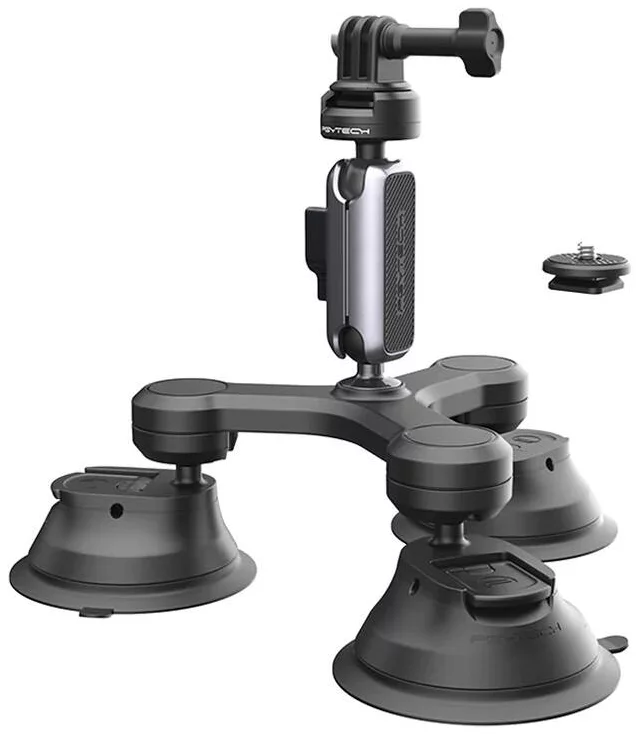 E-shop Držiak Action camera mount PGYTECH three-arm Suction Cup