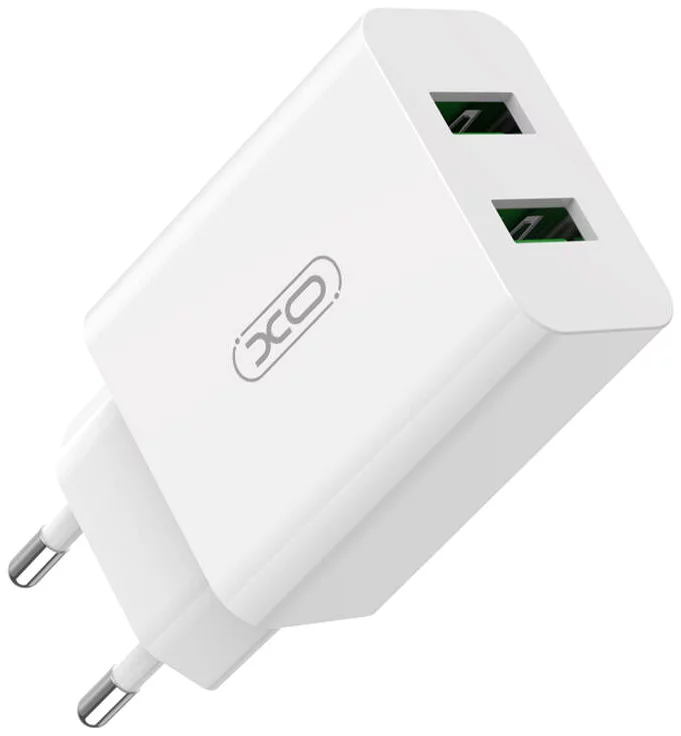 Levně Nabíječka XO Wall charger L119 2x USB-A , 18W (white)