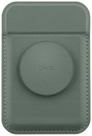 Peňaženka UNIQ Flixa magnetic card wallet with stand green MagSafe (UNIQ-FLIXA-LICHENGREEN)