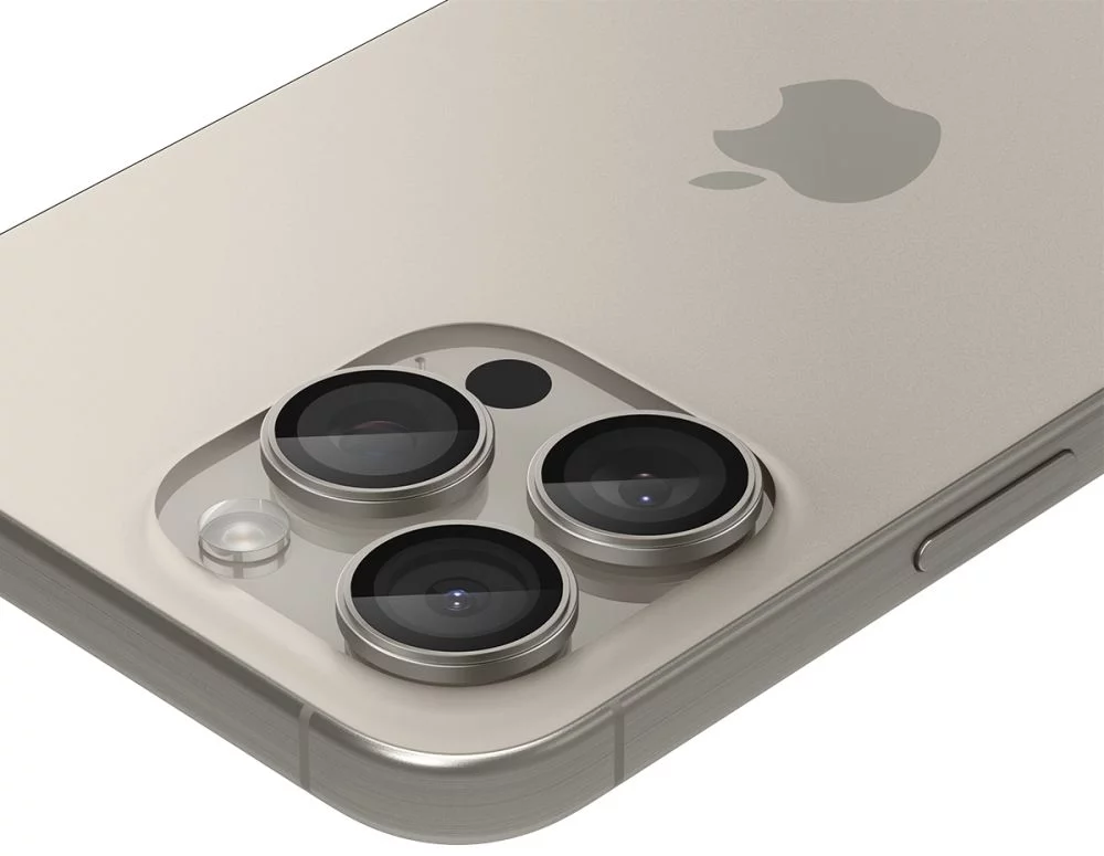 Protector de cámara Cellularline Lens para iPhone 15 Pro / 15 Pro Max