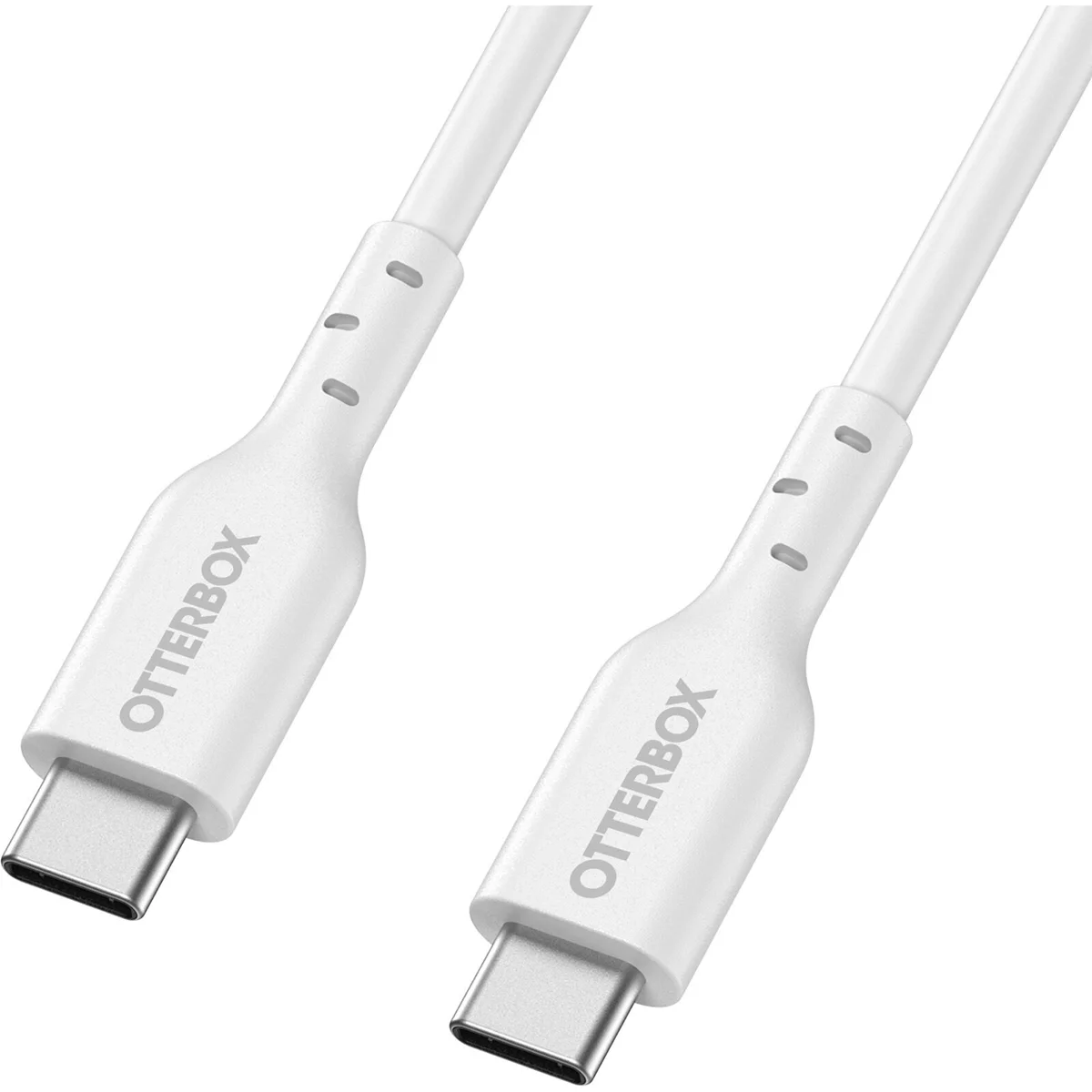 Kábel OTTERBOX STANDARD CABLE USB C-C 2M/USB-PD WHITE (78-81360)