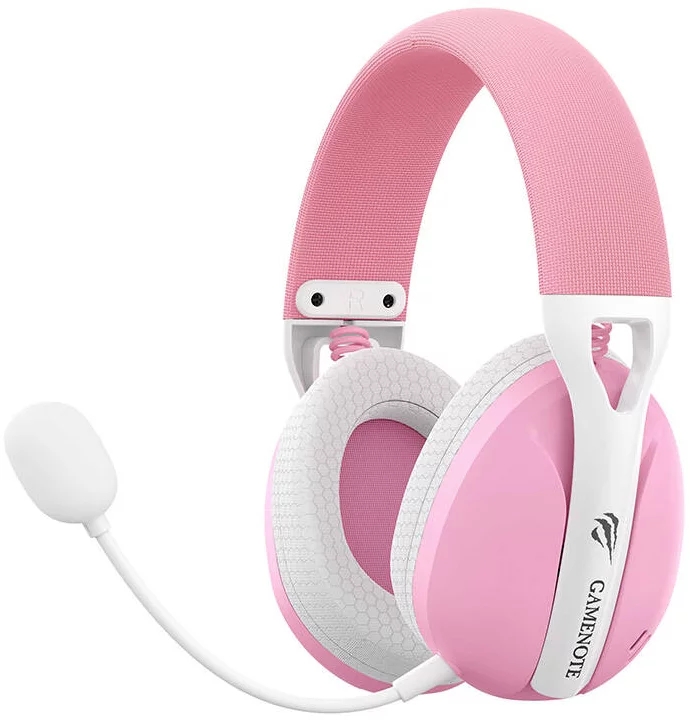 Levně Sluchátka Havit Gaming headphones Fuxi H1 2.4G (pink)