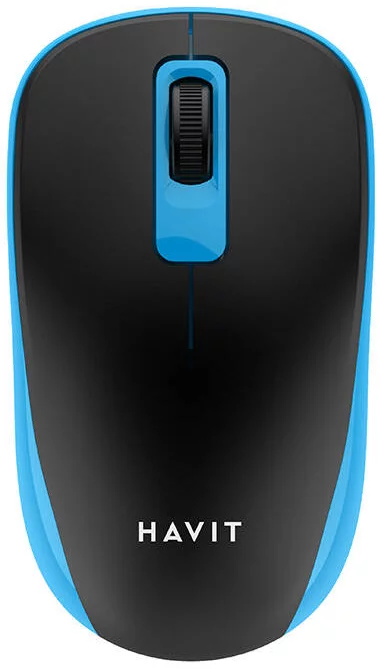 Levně Myš Havit Wireless mouse MS626GT (black and blue)