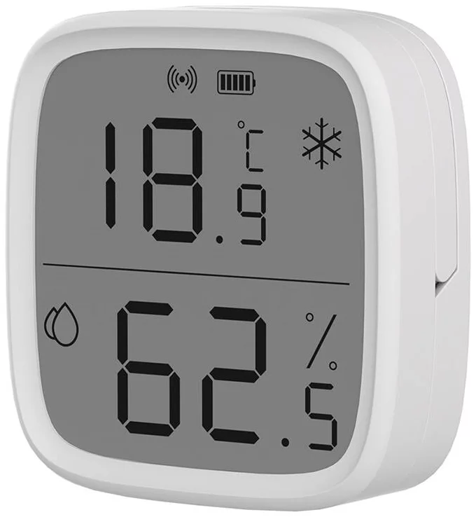 SONOFF SNZB-02D Zigbee LCD Smart Temperature Humidity Sensor,Works with  Alexa/Google Home, SONOFF ZigBee Bridge Is Required, Battery Is Included