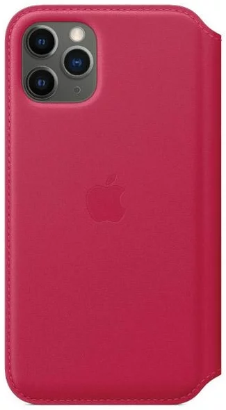 Levně Pouzdro Apple Etui MY1K2ZM/A iPhone 11 Pro 5.8" raspberry Leather Folio Case (MY1K2ZM/A)