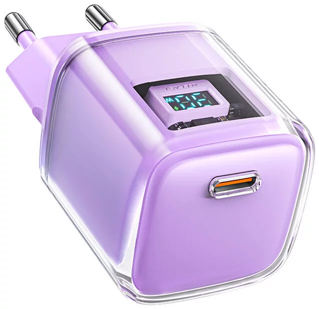 Nabíjačka Acefast Wall charger A53 Sparkling series PD 30W GaN (purple)