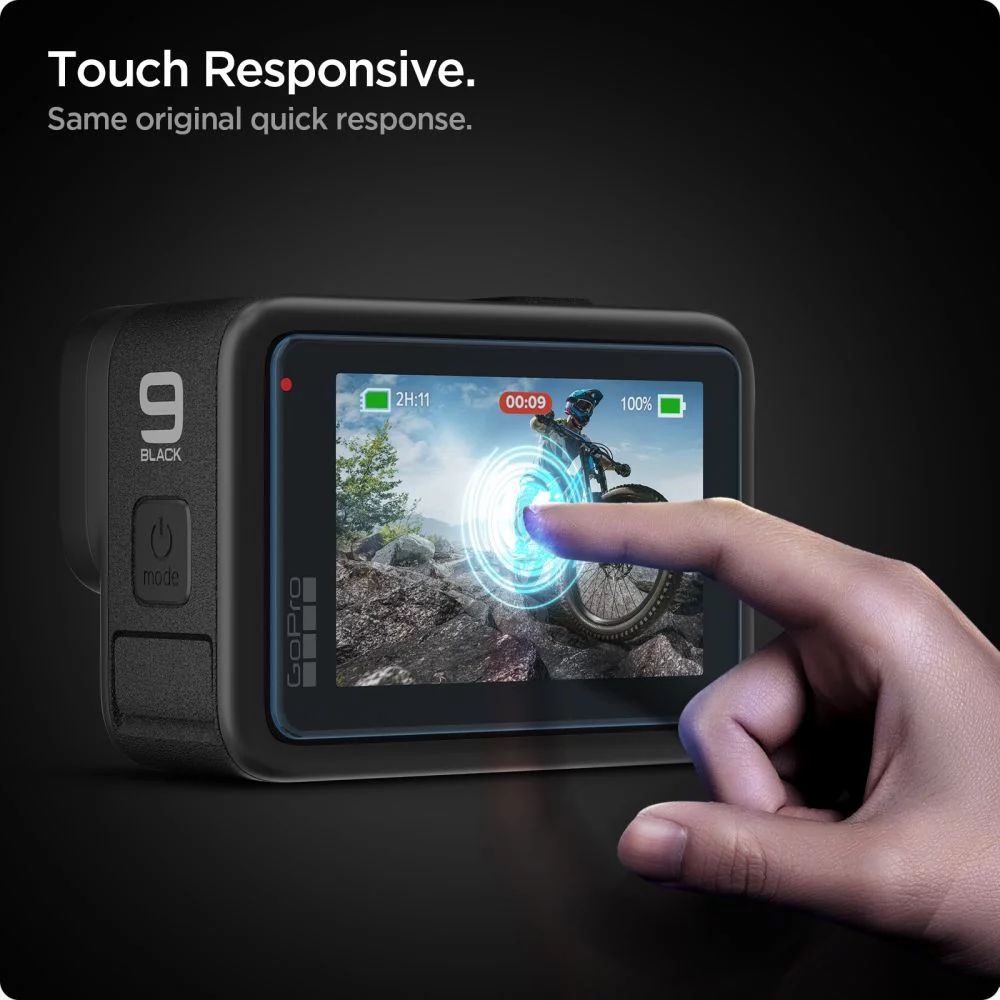 Spigen Tempered Glass Screen Protector for Go Pro Hero 12 / GoPro