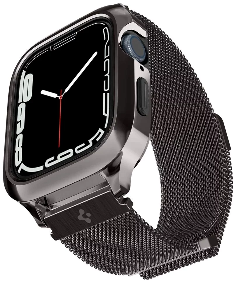 Remienok Spigen Metal Fit, graphite - Apple Watch 49mm/45mm/44mm/42mm (AMP06925)