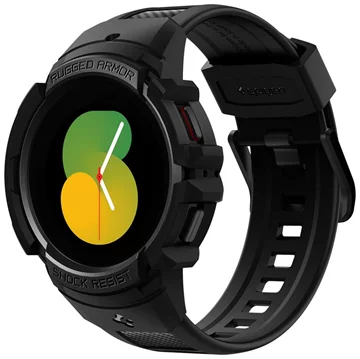 Spigen Rugged Armor Pro, black - Samsung Galaxy Watch5/Watch4 44mm (ACS03830)
