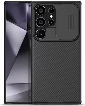 NILLKIN CAMSHIELD PRO Hülle Galaxy S24 Ultra schwarz (6902048274273)  