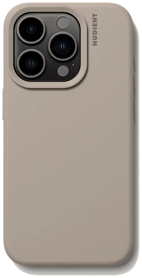 E-shop Kryt Nudient Base for iPhone 15 Pro Stone Beige (00-020-0085-0073)