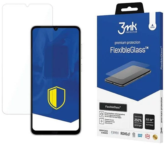 Ochranné sklo 3MK FlexibleGlass Samsung A05 Hybrid Glass 