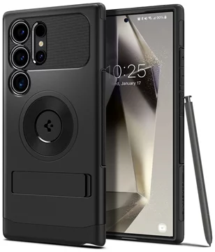 SPIGEN SLIM ARMOR MAGSAFE Hülle Galaxy S24 Ultra schwarz (ACS07189)  