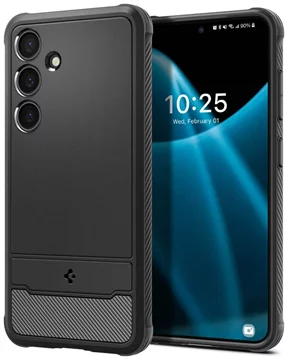 SPIGEN RUGGED ARMOR Hülle für GALAXY S24 matt schwarz (ACS07346)  