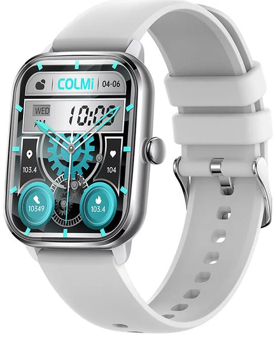 Levně Smart hodinky Colmi Smartwatch C61 (Silver)