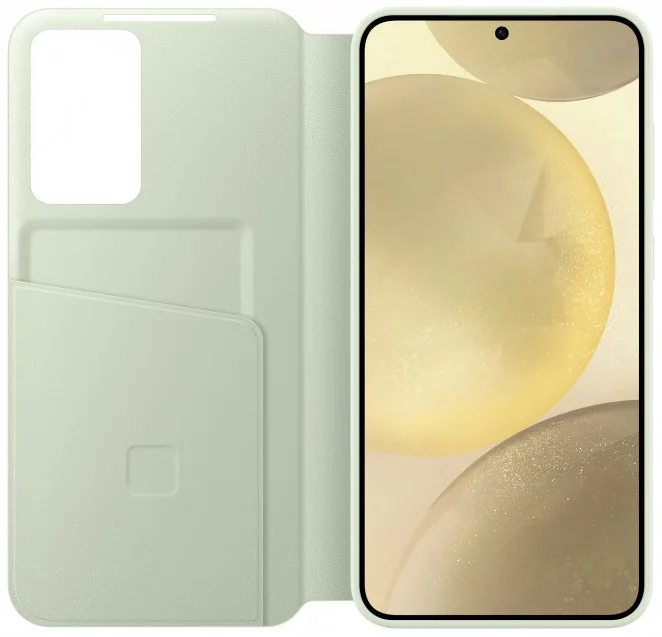 Levně Kryt Samsung Flip case Smart View S24 Light Green