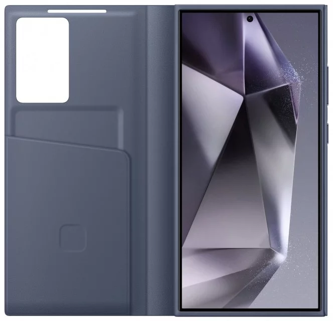 Levně Pouzdro Samsung Flip case Smart View S24 Ultra Violet