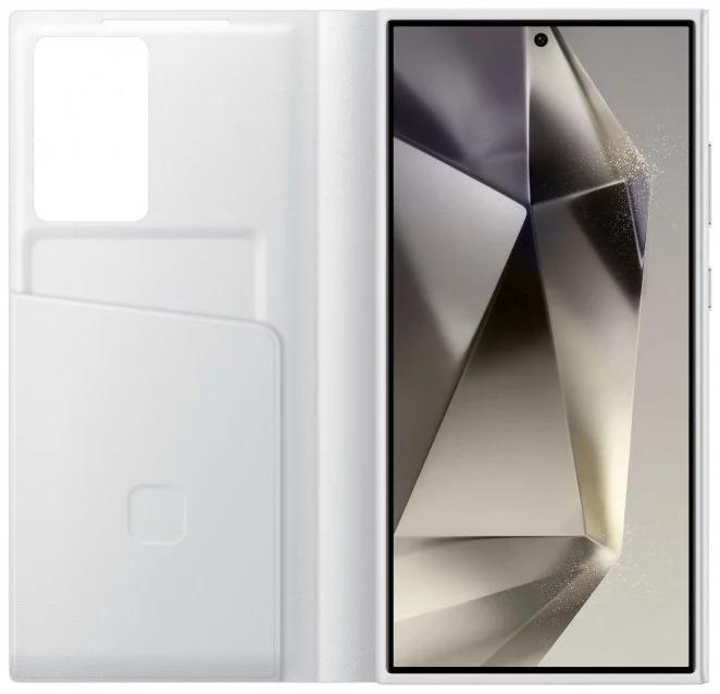 Levně Pouzdro Samsung Flip case Smart View S24 Ultra White