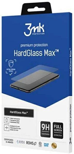 Ochranné sklo 3MK HardGlass Max Privacy Samsung A55 5G black, Fullscreen Glass 