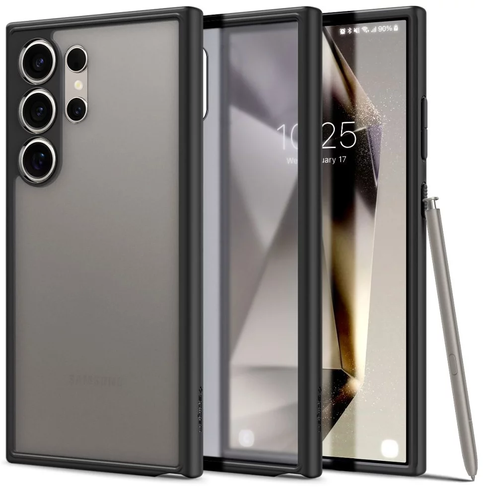 E-shop Kryt Spigen Ultra Hybrid Samsung S24 Ultra S928 frost black ACS07296 (ACS07296)
