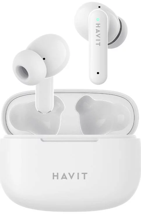 Levně Sluchátka Havit TW967 TWS earphones (white)