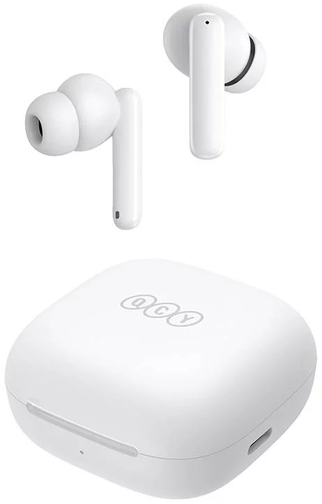 Levně Sluchátka QCY Wireless Earphones TWS T13 ANC (white)