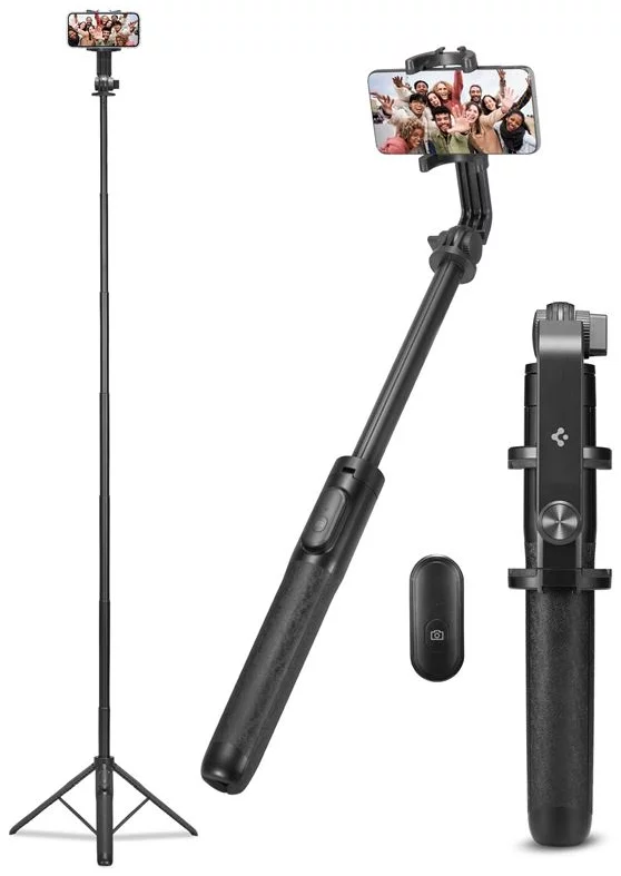 Držiak Spigen Tripod Selfie Stick, black - longer version (AMP05813)