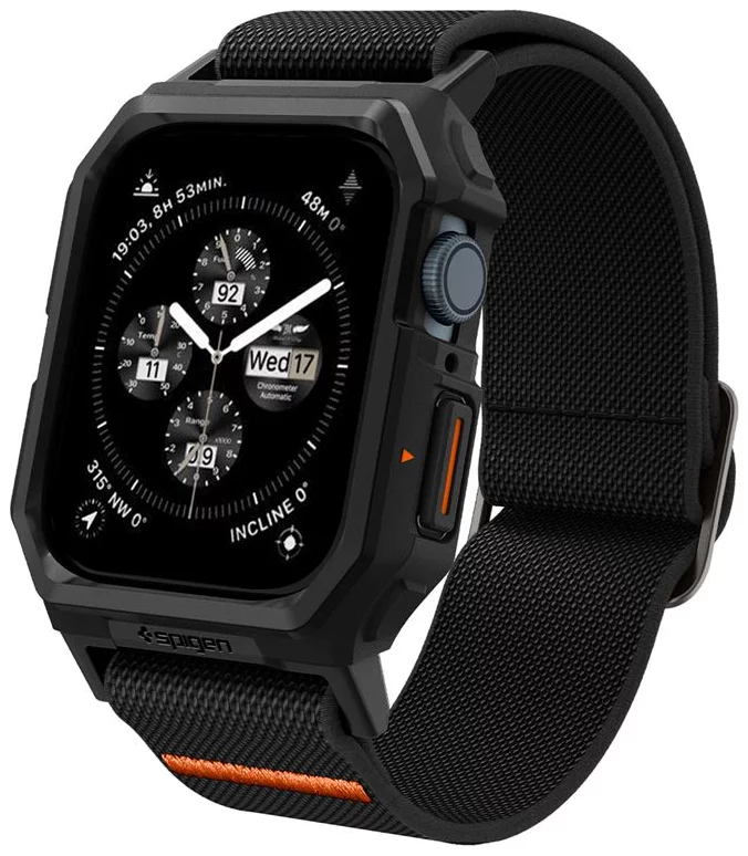 E-shop Kryt Spigen Lite Fit Pro, matte black - Apple Watch 45mm/44mm (ACS07103)