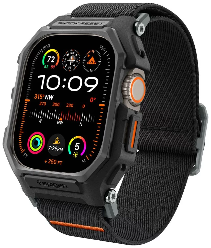 Kryt Spigen Lite Fit Pro, matte black - Apple Watch Ultra 2/1 49mm (ACS07104)