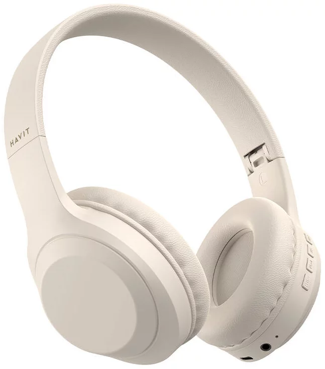 Levně Sluchátka Havit H628BT Headphones (beige)