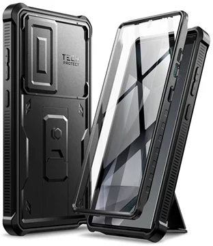 TECH-PROTECT KEVLAR CAM+ Hülle Galaxy S24 Ultra schwarz (5906203690824)  