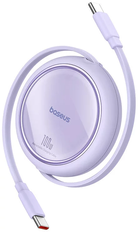 Kábel Baseus Cable USB-C to USB-C Free2Draw, PD, 100W, 1m (purple)