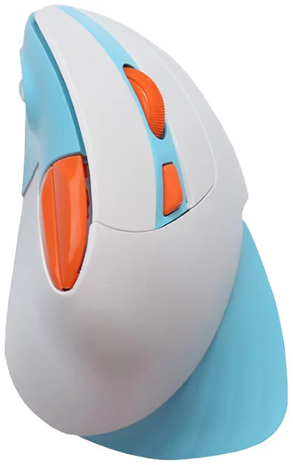 Levně Myš Dareu Wireless Vertical Mouse LM138G 2.4G 800-1600 DPI (blue-white)