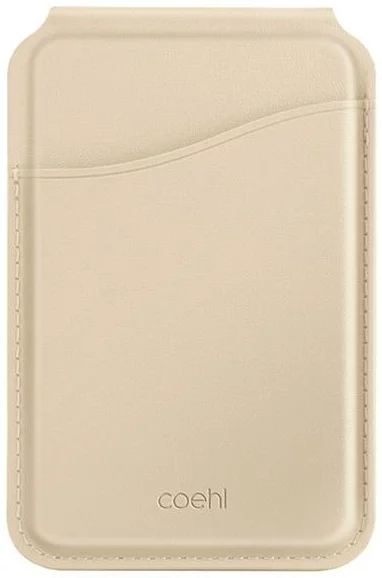 Peňaženka UNIQ Coehl Esme magnetic wallet with mirror and stand cream (UNIQ-ESMEMCHM-CREAM)