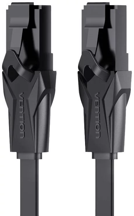 Kábel Vention Flat UTP Category 6 Network Cable IBABG 1.5m Black