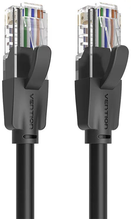 Kábel Vention IUTP Category 6 Network Cable BEBH 2m Black