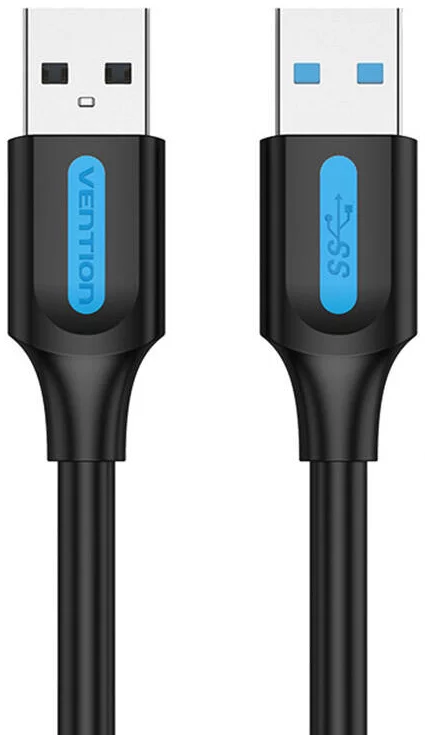 Kábel Vention USB 3.0 cable CONBI 3m Black PVC