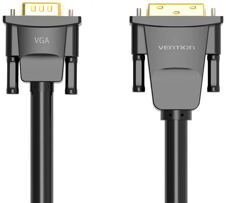 Levně Kabel Vention DVI(24+1) to VGA Cable 1.5m EABBG (Black)